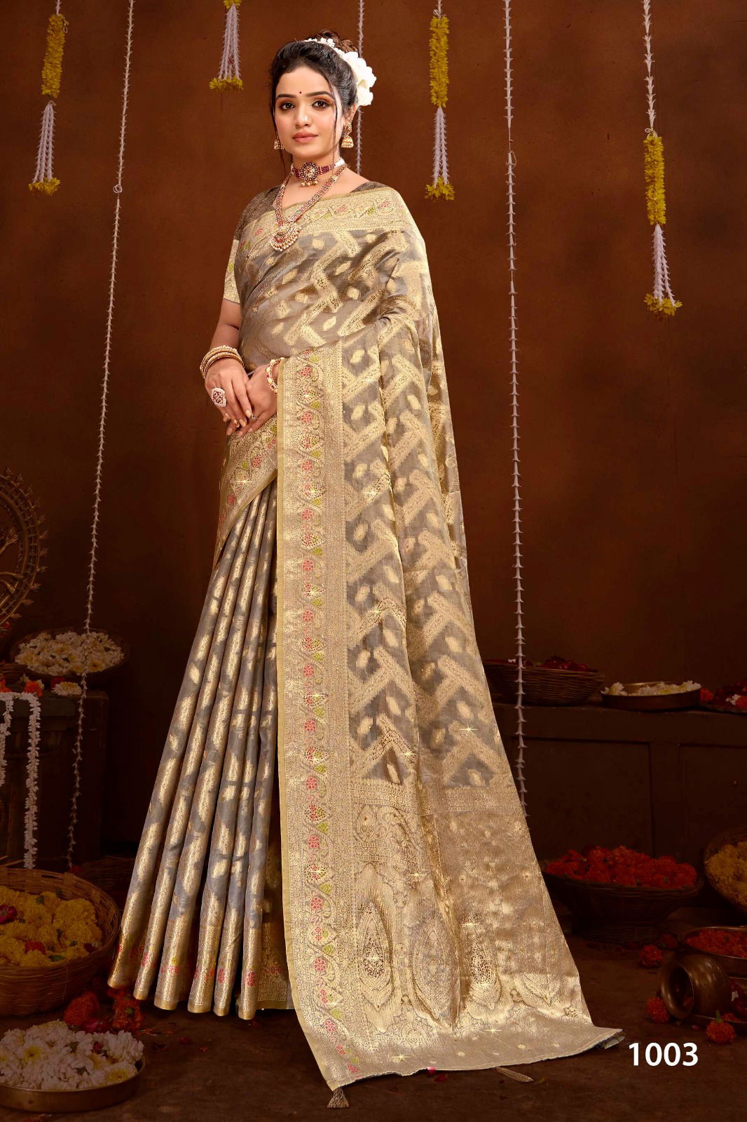 Raymond Swaroski Vol 1 By Saroj Organza Designer Sarees Wholesale Price In Surat